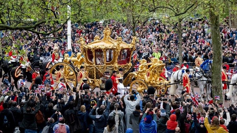 King Charles carriage at the coronation